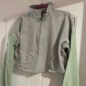 Cropped Quarter Zip